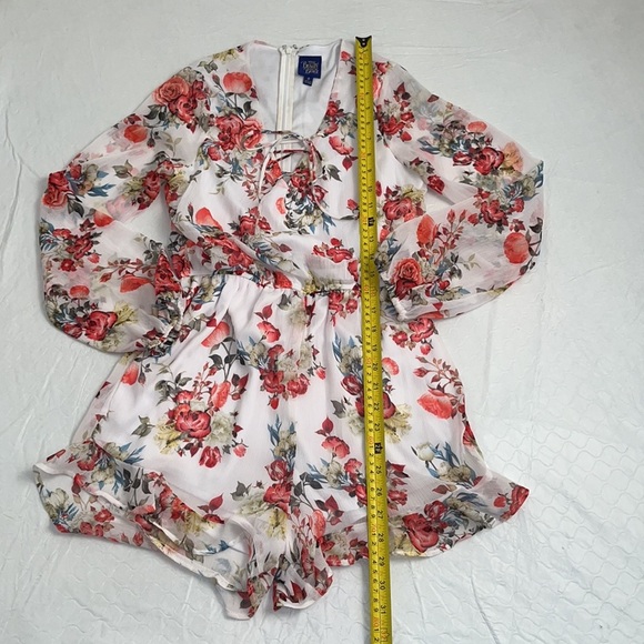 Disney Beauty and the Beast floral romper S - Picture 7 of 14